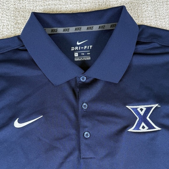 Nike Other - Nike Dri-Fit Men's 2XL Xavier Musketeers Blue Performance Golf Polo Shirt